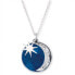 Фото #1 товара Silver necklace Moon and star ERN-MOON-PB