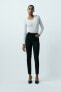 Фото #1 товара Джинсы trf skinny sculpt с высокой посадкой ZARA