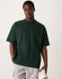 Фото #1 товара ASOS DESIGN Premium interlock oversized t-shirt 300gsm in green