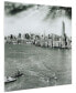 New York Skyline B Frameless Free Floating Tempered Glass Panel Graphic Wall Art, 36" x 36" x 0.2"