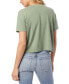 ფოტო #2 პროდუქტის Alternative Apparel Headliner Vintage-Like Women's Jersey Cropped T-Shirt