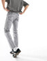Фото #10 товара Lee Rider slim fit jeans in grey acid wash