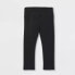 Grayson Stretch Leggings Mini Toddler Girls 3T Black Cotton Pull-On Solid