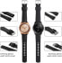 Фото #2 товара Ремешок для часов 4wrist Silicone strap для Samsung Galaxy Watch - черный 20 мм