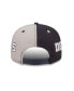 Фото #3 товара Men's Navy, Gray Detroit Tigers Team Split 9FIFTY Snapback Hat