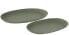 Фото #1 товара Столовая посуда J-LINE Таблички овальные (набор из 2 шт.)