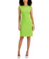 Petite Stretch-Crepe Sleeveless Sheath Dress