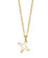 Фото #24 товара 2028 gold-Tone Initial Necklace 20"