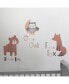 Animal Alphabet Beige/Gray Bear/Owl/Fox Woodland Wall Decals