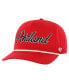 Фото #2 товара Men's Red Portland Trail Blazers Overhand Logo Hitch Adjustable Hat