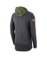 ფოტო #2 პროდუქტის Men's Anthracite Florida Gators Military-Inspired Long Sleeve Hoodie T-shirt