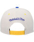 Фото #4 товара Men's Cream, Royal Golden State Warriors Hardwood Classics Pop Snapback Hat