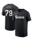 Фото #1 товара Men's Jose Abreu Black Chicago White Sox City Connect Name and Number T-shirt