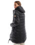 Фото #4 товара Superdry Hooded fuji mid padded jacket in black