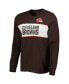 Men's Brown Cleveland Browns Peter Team Long Sleeve T-shirt