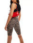 Фото #4 товара ONLY legging shorts in leopard print