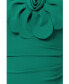 ფოტო #5 პროდუქტის Women's Floral-Detail Ruched Gown