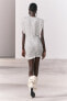 Фото #5 товара Платье с пайетками и подплечниками — zw collection ZARA