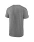 Фото #4 товара Men's Heather Charcoal Los Angeles Chargers Force Out T-shirt