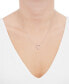 ფოტო #1 პროდუქტის Diamond Heart 18" Pendant Necklace (1/4 ct. t.w.) in Sterling Silver