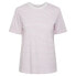 ფოტო #2 პროდუქტის PIECES Ria Fold Up Stripes short sleeve T-shirt