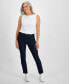 Фото #1 товара Petite Mid Rise Slim Leg Jeans, Created for Macy's