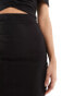 Vesper midi skirt co-ord black