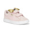 Фото #2 товара Puma Suede Classic Light Flex Bow V Slip On Toddler Girls Pink Sneakers Casual