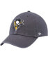 Фото #1 товара Men's Charcoal Pittsburgh Penguins Clean Up Adjustable Hat