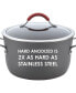 Фото #2 товара Cucina Hard-Anodized 11" Deep Square Grill Pan