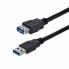 Фото #1 товара USB-кабель Startech USB3SEXT1MBK USB A Чёрный