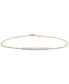 ფოტო #1 პროდუქტის Diamond Bar Bracelet (1/10 ct. t.w.) in 14k Gold, Created for Macy's