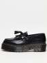 Dr Martens Adrian quad loafers in black smooth leather