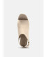 Фото #2 товара roisin stacked block heel faux suede sandals