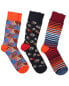 Unsimply Stitched Set Of 3 Crew Sock Men's