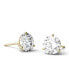 ფოტო #3 პროდუქტის Moissanite Martini Stud Earrings (1 ct. t.w. Diamond Equivalent) in 14k white or yellow gold