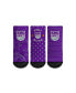 Toddler Boys and Girls Socks Sacramento Kings #1 Fan 3-Pack Crew Socks Set