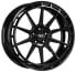 Фото #1 товара Колесный диск литой TEC Speedwheels GT8 black-glossy 8x18 ET38 - LK4/108 ML63.4