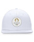 Men's White Paris 2024 Summer Olympics Snapback Hat