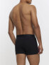 River Island 4 pack trunks in black