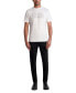 ფოტო #4 პროდუქტის Men's Slim Fit Studded Black Jeans