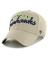 Men's Khaki Seattle Seahawks Atwood MVP Adjustable Hat