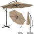 Фото #1 товара Пляжный зонт с поворотным открытием 300 см серо-коричневый Uniprodo Parasol ogrodowy