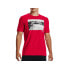 Фото #1 товара мужская спортивная футболка красная с принтом Under Armour Athletic Dept