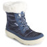 Фото #2 товара Sperry Bearing Plushwave Metallic Snow Womens Blue Casual Boots STS86839