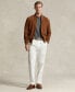 Фото #3 товара Men's Classic-Fit Cotton-Linen Mesh Polo Shirt