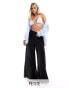 Vero Moda Petite beach trouser black