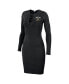 ფოტო #3 პროდუქტის Women's Black Boston Bruins Lace-Up Dress