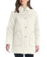Фото #1 товара Women's Imitation-Pearl-Button Quilted Coat