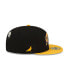 Фото #6 товара Men's X Staple Black, Gold Pittsburgh Steelers Pigeon 59Fifty Fitted Hat
